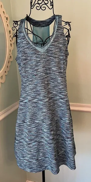 MPG Women's Sleeveless Dress-Travel, Golf-Blue-M‎ Bra/Pockets-PolySpandex thumbnail 1