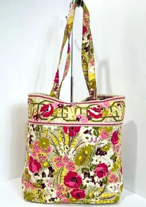 Vera Bradley Toggle Tote(make me blush print) thumbnail 1