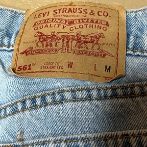 Levi's 561‎ Loose Fit Straight Leg Jeans Size 12 Light Wash Button Fly Vintage thumbnail 8