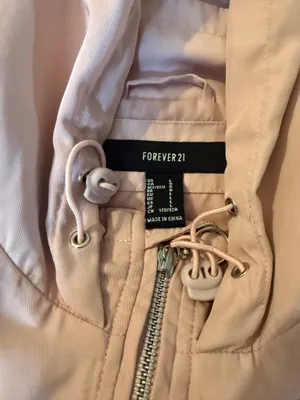 Forever 21 Rose Pink Windbreaker Adjustable thumbnail 2