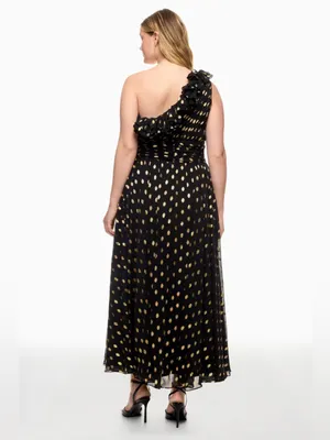 leena for Mac Duggal One Shoulder Ruffle Gown thumbnail 11