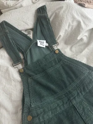 Princess Polly Corduroy Overalls Green thumbnail 2