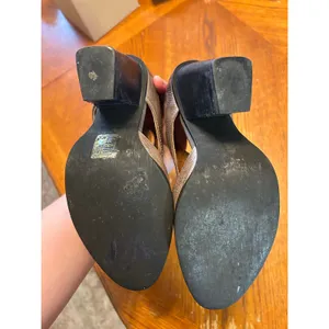 Free People x Jeffrey Campbell deep‎ v ankle leather heeled booties Sz 6 gray thumbnail 4