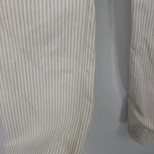 Abercrombie & Fitch 90s Relaxed Jean High Rise Striped Tan White 27 4S thumbnail 6