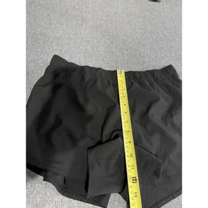 Old Navy Women's Black Stretch Tech Quick Dry Running Shorts Sz L thumbnail 4