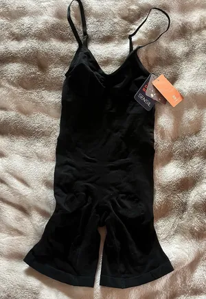 Sensil Women's Size M/L Black One Piece Bodysuit Body Shaper NWT thumbnail 1