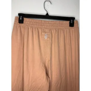 Free People Movement Slouchy Balloon Joggers Large Dusty Pink Stretchy Comfy FP thumbnail 4