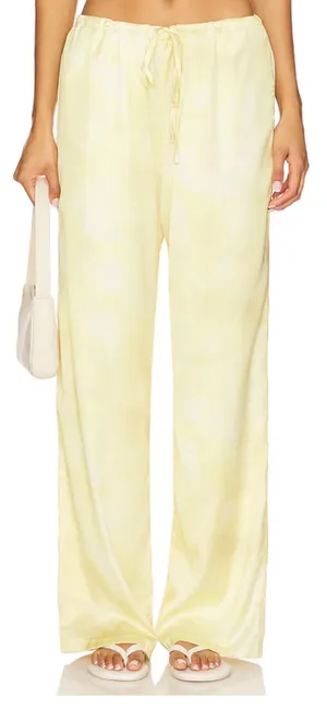 Revolve Lyra Print Pant in Panna Cotta thumbnail 1