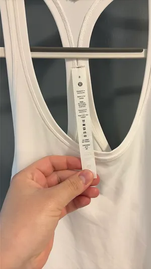 Lululemon white tank top thumbnail 3