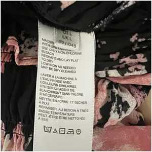 Free People Daphne Floral Blouse Midnight Combo Size Large Black Pink Whimsigoth thumbnail 10