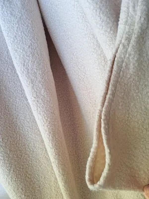 NWT MARC NEW YORK Andrew Marc Cozy Sherpa Fleece Toggle Poncho Cape Jacket Cream thumbnail 5