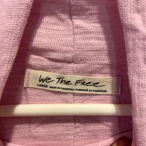 NWT Free People We The Free Blush Lilac‎ Everyday Layering Turtleneck Top L Pink thumbnail 3