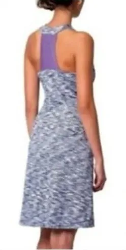 MPG Women's Size Medium Marled Performance Dress Purple Black V-Neck Sleeveless thumbnail 1