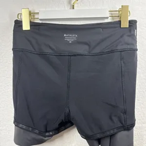 Athleta Skort Womens XS Camo Black Match Point Tennis Gym Skirt Lined Active thumbnail 9