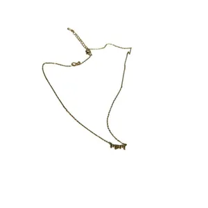 Gold “mom” nameplate necklace 16” | mothers Day gift, birthday gift holiday gif thumbnail 4