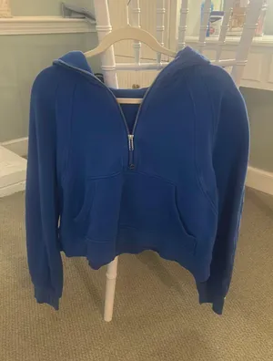 Lululemon Blue Scuba Half-Zip thumbnail 2
