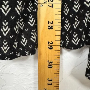 Lulus Black White Printed Tiered Romper Womens S Beachy Casual Summer Sleeveless thumbnail 9