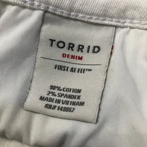 Torrid White Denim Mini Skirt  thumbnail 5