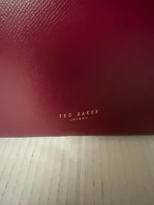 Ted Baker Burgundy Tote Bag Large Structured Shoulder Handbag thumbnail 15