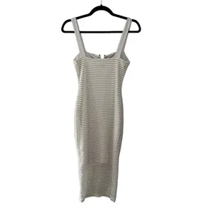 Good American Sheer Mesh Midi Dress thumbnail 6