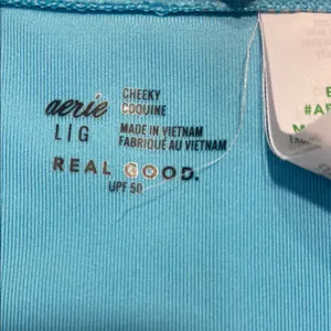 Aerie Iridescent Blue Bikini Bottom thumbnail 3