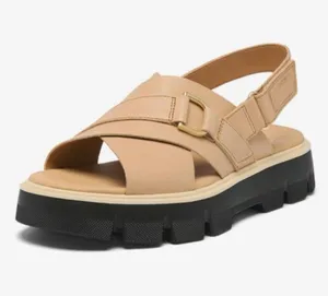 NEW Full Grain Leather Sorel Rein Cb Crisscross Sandal 9.5 $120 thumbnail 1