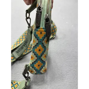 Wrangler Sling Bag Small Mint Green Southwestern Aztec‎ Print Crossbody thumbnail 5