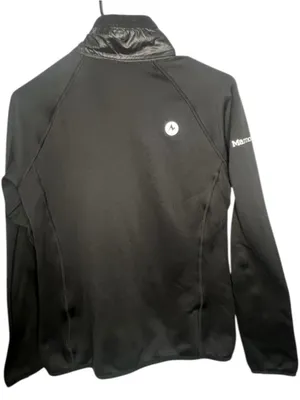 Marmot Black Hybrid Zip Up Lightweight Quilted Stretchy Puffer Jacket thumbnail 4
