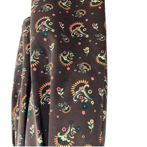 Matilda Jane Floral Fit & Flare Dress XS Brown Retro Print thumbnail 9