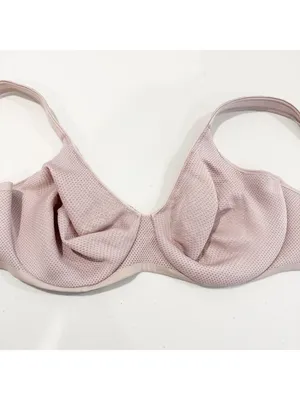 Bali Bra Size 38DD Nude Mesh Underwire Minimizer Coolest Smoothing Top‎ Classic thumbnail 10