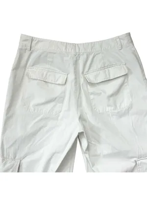 Princess Polly Fallout Wide Leg High Rise Cargo Ankle Crop Cotton Pants Size 8 thumbnail 4