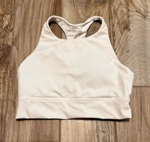 OFFLINE By Aerie White Goals High Neck Sports Bra thumbnail 1