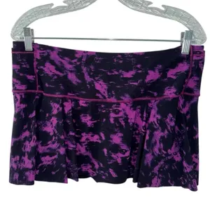 Lululemon Hit Your Stride Skirt Breezie Regal Plum Black / Black Size 10 Skort thumbnail 5