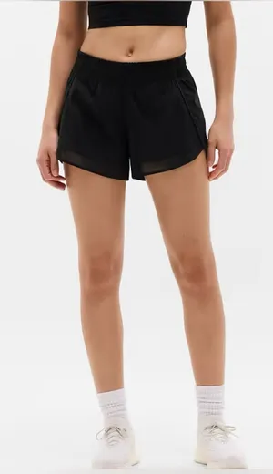 Athleta Mesh Racer Run Mid Rise 4" Short thumbnail 1