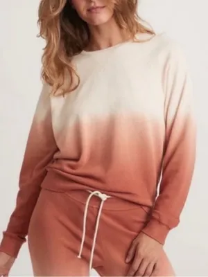 Marine Layer Terry Ombre Crewneck Sweatshirt Women’s XS thumbnail 1