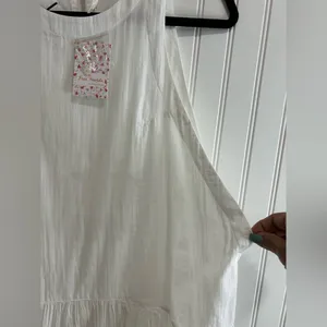 Free People women mini dress,White Sleeveless Size M thumbnail 5