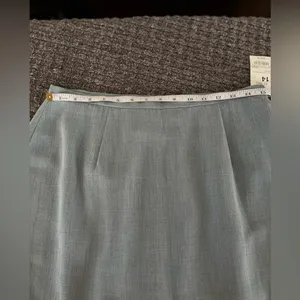Nwt‎ Worthington soft classics "Melange" Blue skirt size 14 thumbnail 5