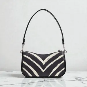 Coach Swinger Bag 20 With Zebra Print CM514 thumbnail 2