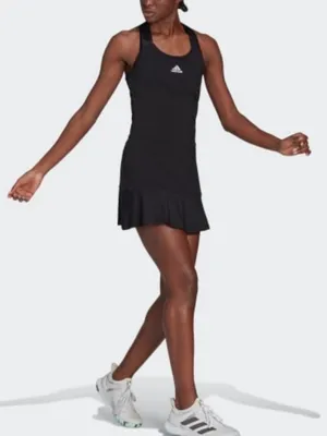 New Adidas Black Tennis Y-Dress Athletic Womens Size S Aeroready Slim Fit thumbnail 4