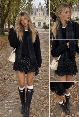 Old Navy Polka Dot Skirt Navy thumbnail 2