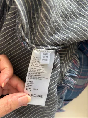 Free People Seeking Starlight Plaid Shirt Blouse Size M Boho Pink Blue Casual thumbnail 3
