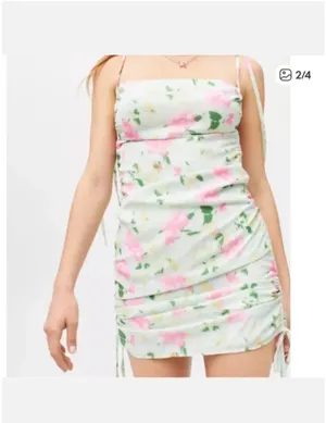 SNDYS Floral Urban Outfitters Cyprus Side-Cinched Mini Dress thumbnail 3