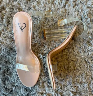 Windsor Clear Strap Heels thumbnail 1
