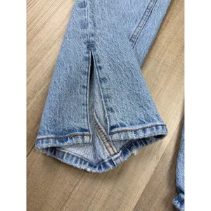 Abercrombie & Fitch Curve Love 90s Straight Ultra High Rise Light Wash Jean 26 2 thumbnail 2