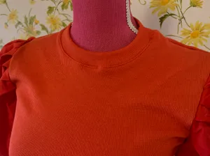 Long Puff Sleeves Top size S/M thumbnail 5