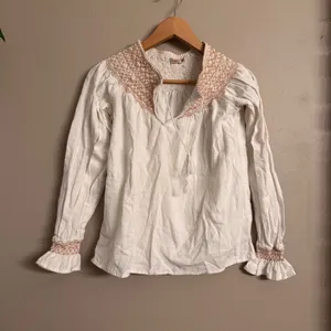 FAHERTY‎ Laura Smocked Peasant Top thumbnail 2