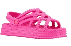 Olivia Miller Pink Platform Sandals(Size 8) Pink thumbnail 1
