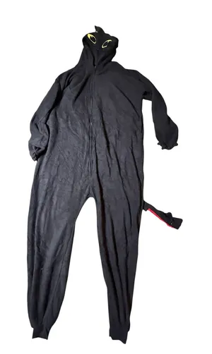 Adult Cartoon Toothless Pajamas Animal Cosplay Women Christmas Costume XL thumbnail 1