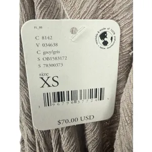 NWT Free People FP Beach Anderson‎ Mini Dress City Fog Taupe Long Sleeve Size XS thumbnail 3