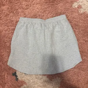 P’tula Womens XS Gray Pull On Mini Skirt Cozy Active Drawstring Pockets thumbnail 3